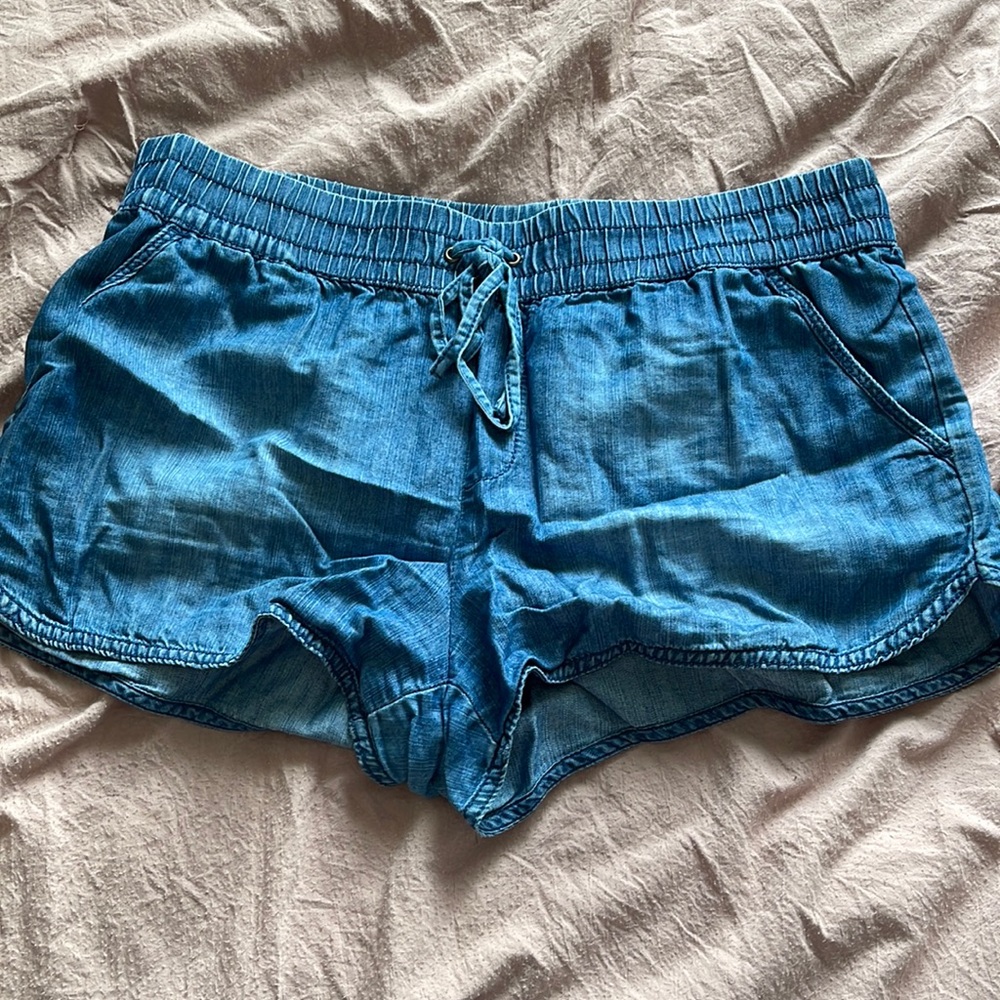 Fake Jean Shorts